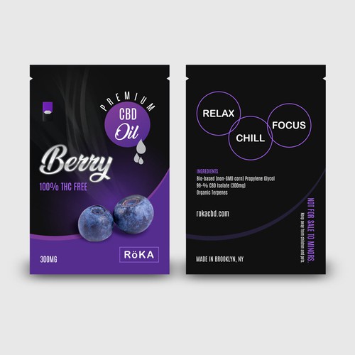 CBD Oil Pouch