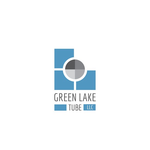 G.L - Logo design for Green Lake Tubing/ piping company.