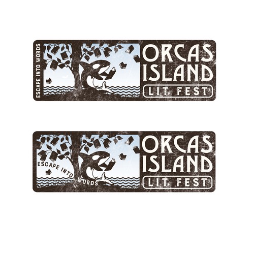 Lit Fest Orca Island Logo