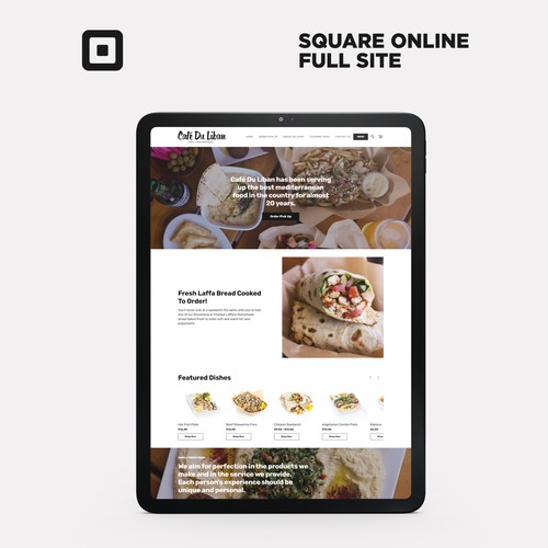 Square Online Full Site For Cafe Du Liban Restaurant