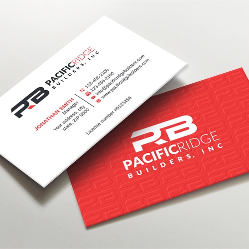 Bold new business card design