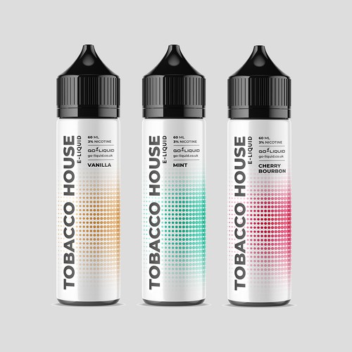 Label design for e-liquid product