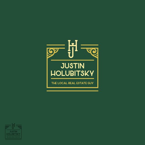 Logo concept for Justin Holubitsky