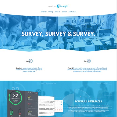 Survey Product Web Design