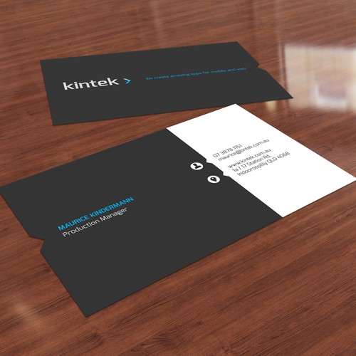 Die-Cut Business Cards