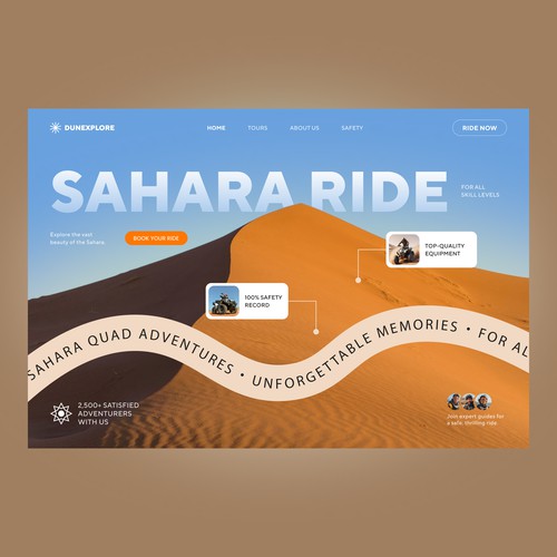 Web Site for Sahara Rides — DuneXplore
