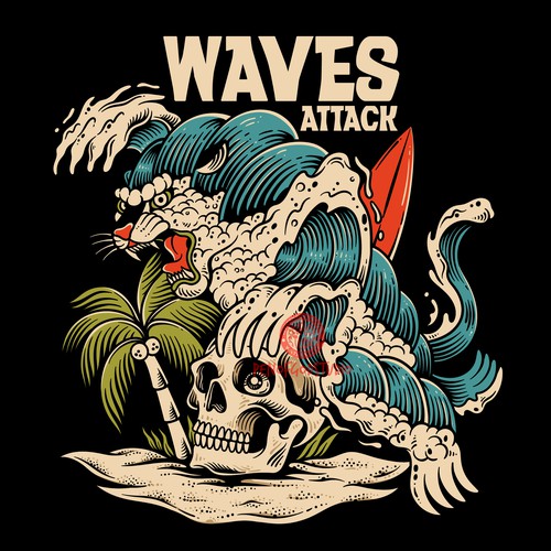 Waves attack