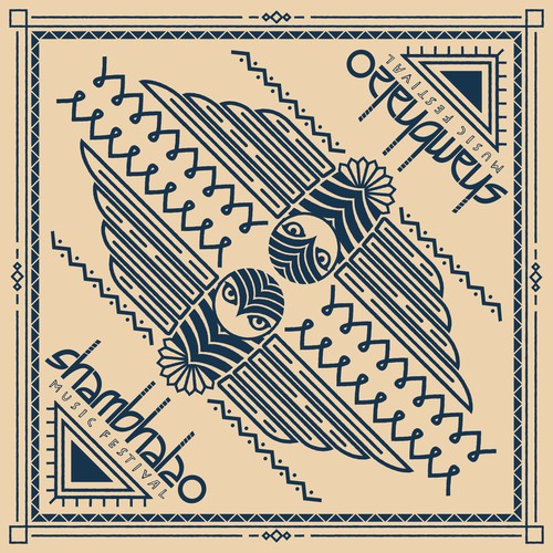 Bandana design for music festival