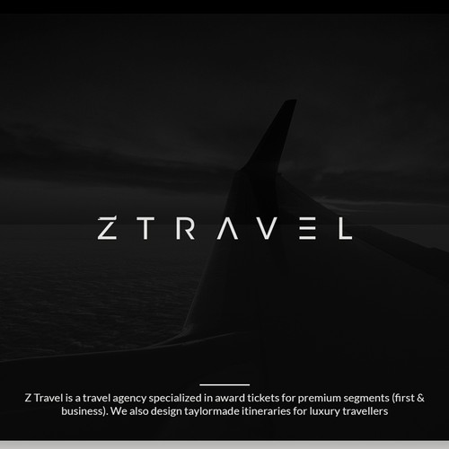 Luxury modern logo design for Z Travel