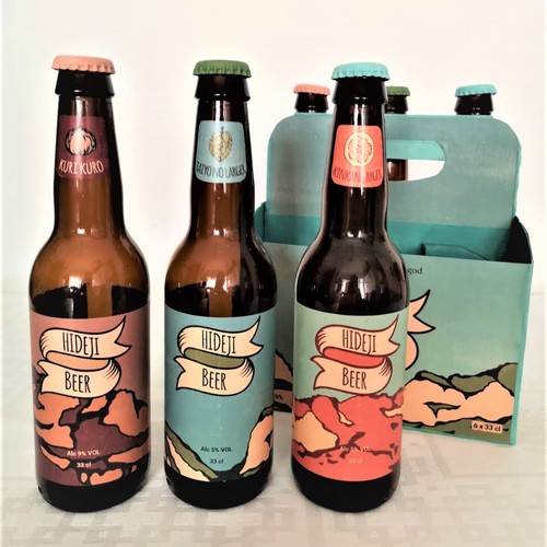 Packaging/Diseño de etiquetas + branding cerveza artesanal- proyecto personal
