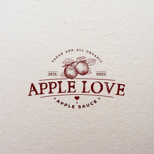 Logo for Apple Love Organic Apple Sauce
