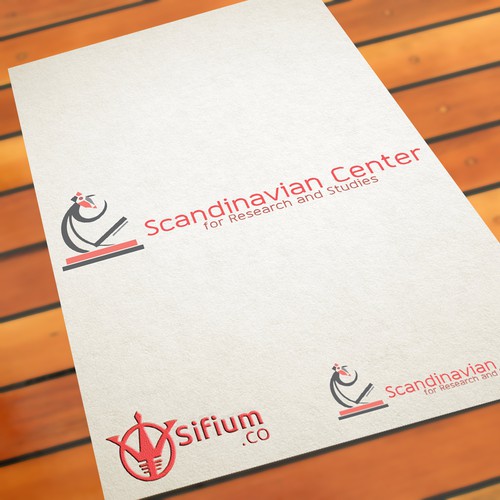 Logo for a research center