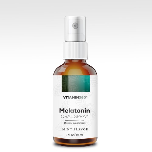 Label design for Melatonin oral spray