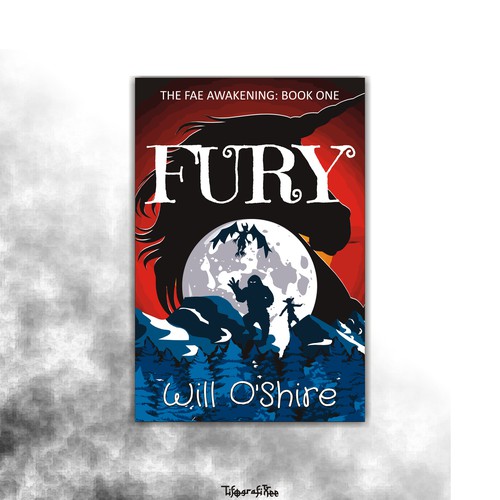 Book cover concept about fantasy world