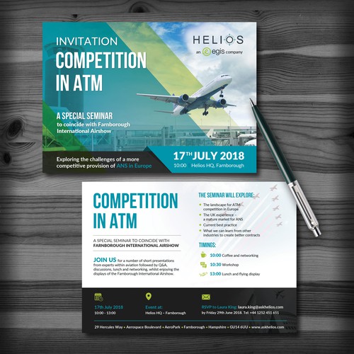 Invitation Postcard for Helios