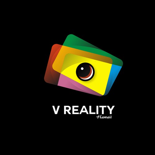 V Reality Logo Design