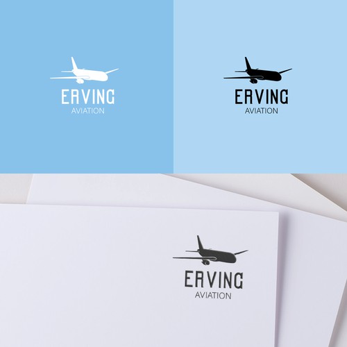 Schlichtes Logo für Erving Aviation