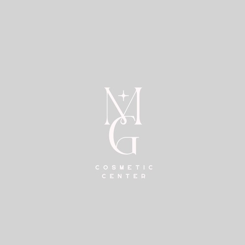 cosmetic center logo concept.