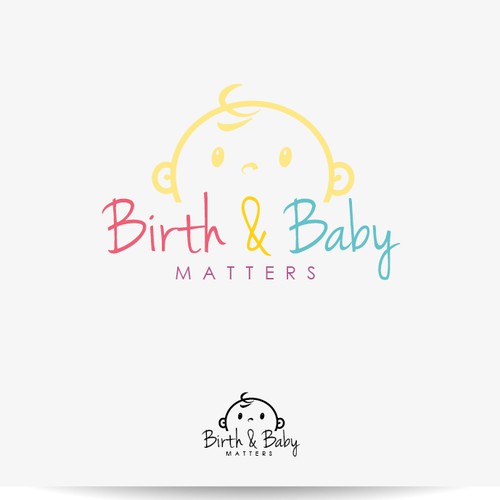 Create a warm and enticing logo and business card for birth servicestargeted to women in their 30s