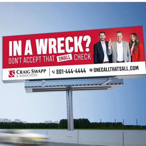 Billboard Redesign for Personal Injury Law Firm