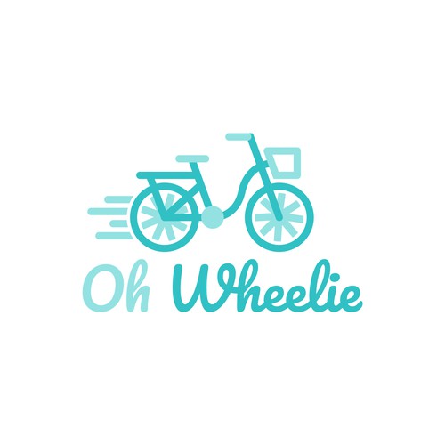 Bicycle delivery business logo to appeal to woman