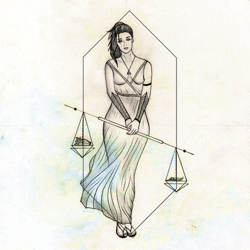 Libra - illustration