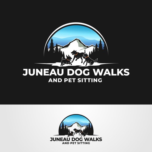 Juneau Dog Walks Logo