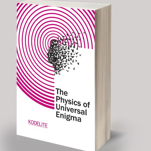 Create an appealing book cover for the new eBook "The Physics of Universal Enigma"