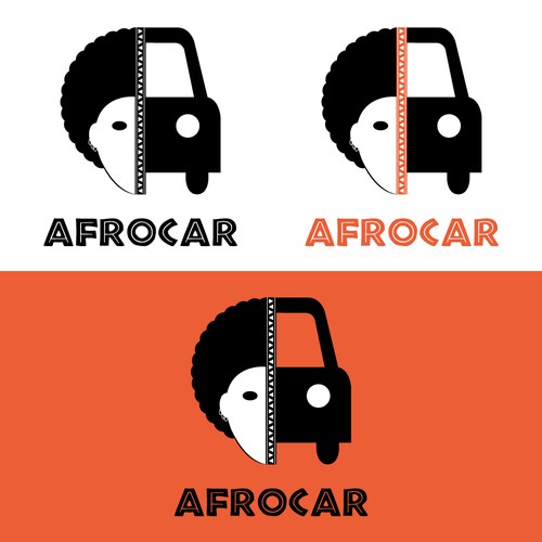 Logo concept for car rental company