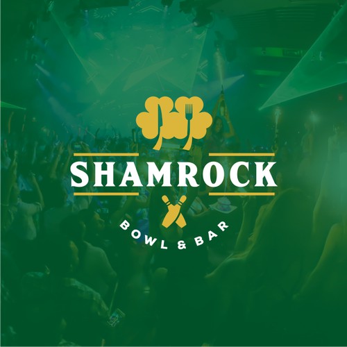 Logo Concept for Shamrock bowl & bar