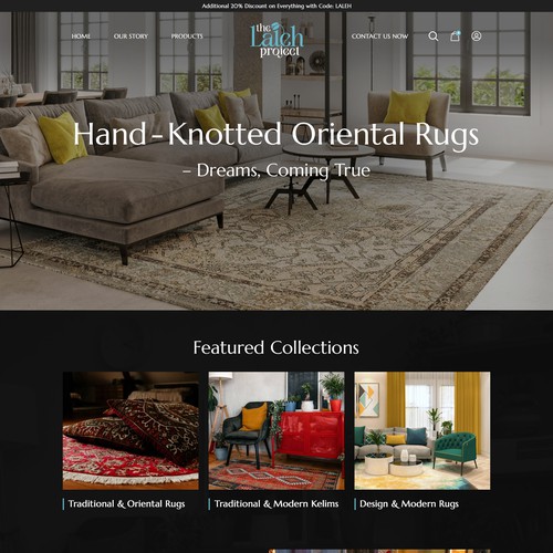 LALEH PROJECT WEBSITE DESIGN