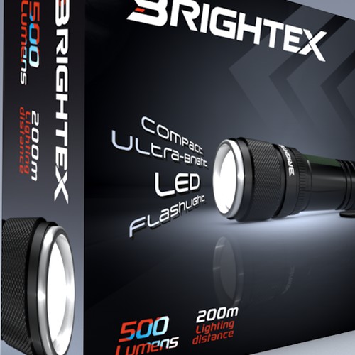 Product Packaging for a New Flashlight Brand