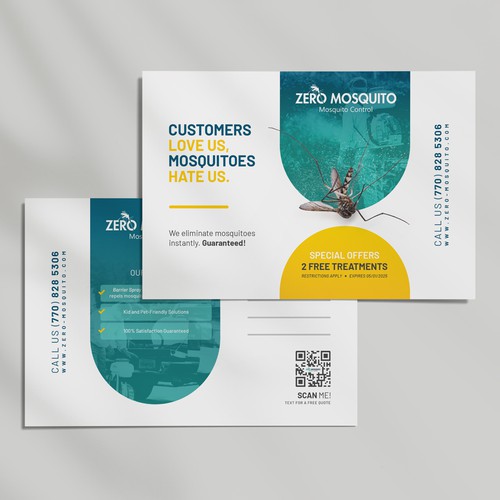 Zero Mosquito Post Card