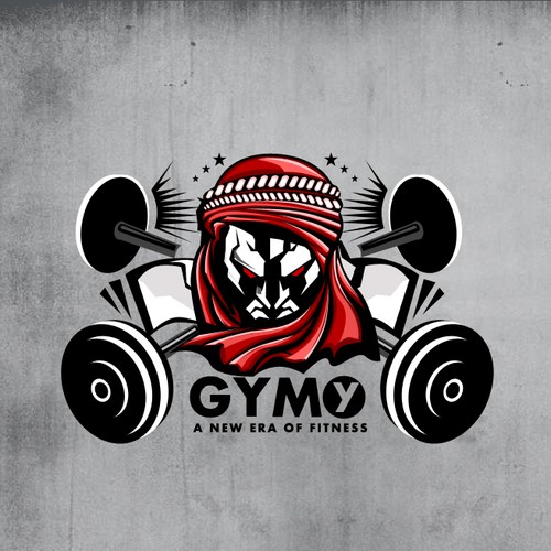 create a mind boggling logo for a gym