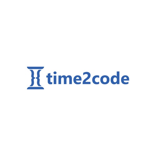 Minimalistic logo design for time2code