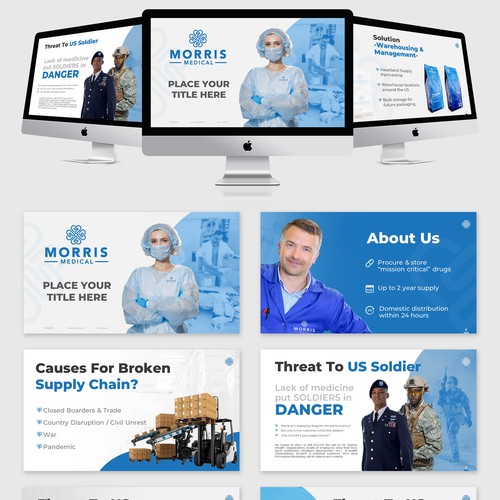 US Military Medical Supply Company - PowerPoint presentation