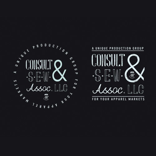 Logo for apparel production service