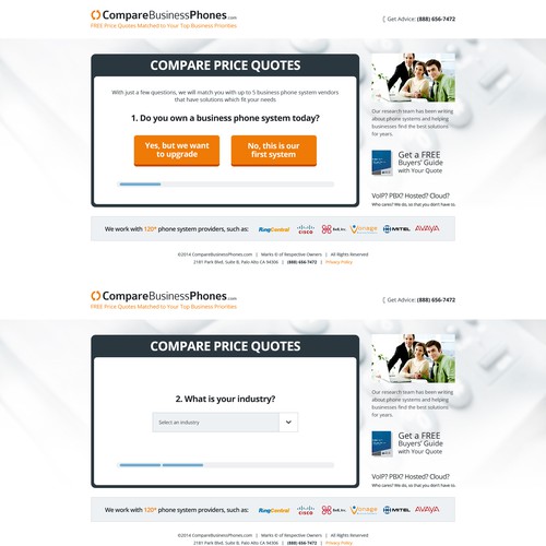 Get-a-Quote Lead Generation Landing Page