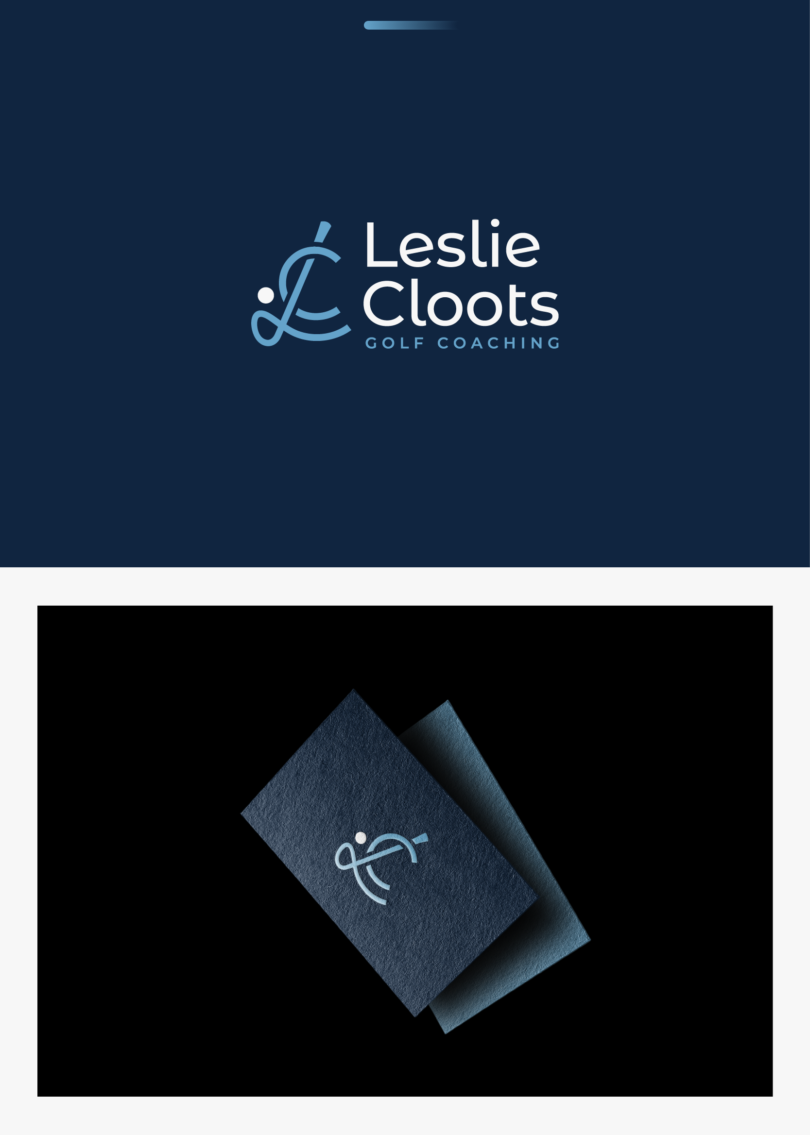 Logo Design for Golf Coach ~ Simple but clever!