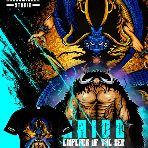Kaido Illustration for Apparel, Merchendise, POD etc