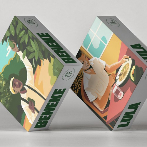 Packaging design for different avocado brands