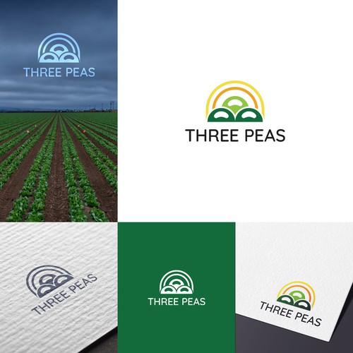 'Three Peas' Logo