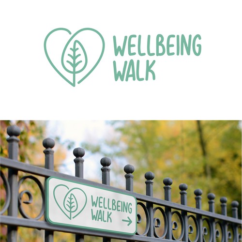 Logo, branding and illustrations for wellbeing walk