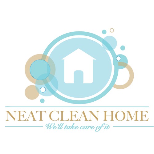 Logo concept for cleaning company