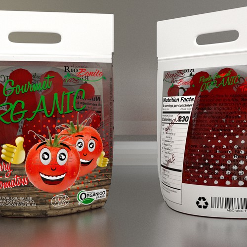 Sweet Organic Tomatoes in Pouches for KIDS!!!