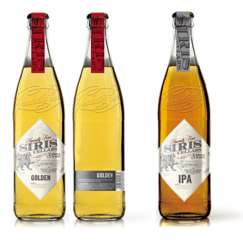 Siris Cellars- Sonoma County's New Artisan Brewery Needs an Eye-catching Label