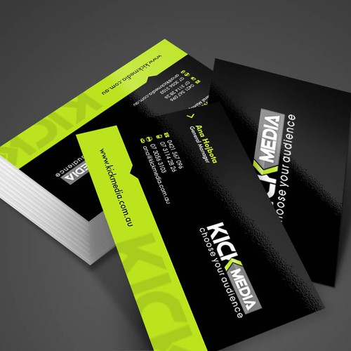 Trendy New Digital Agency requires a B Card Design for their new Brand