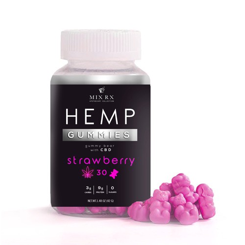 Hemp gummiest bears label