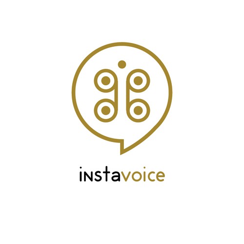InstaVoice Logo Design