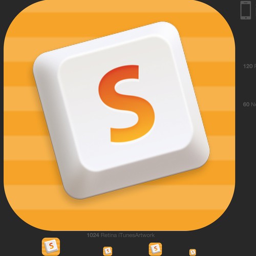 Create a fun new app icon for Letterspace - note taker app for iPhone & iPad.